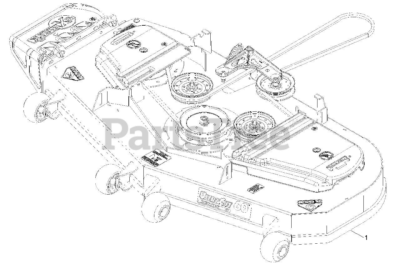 Exmark PNS740KC604 Exmark 60" Pioneer SSeries ZeroTurn Mower