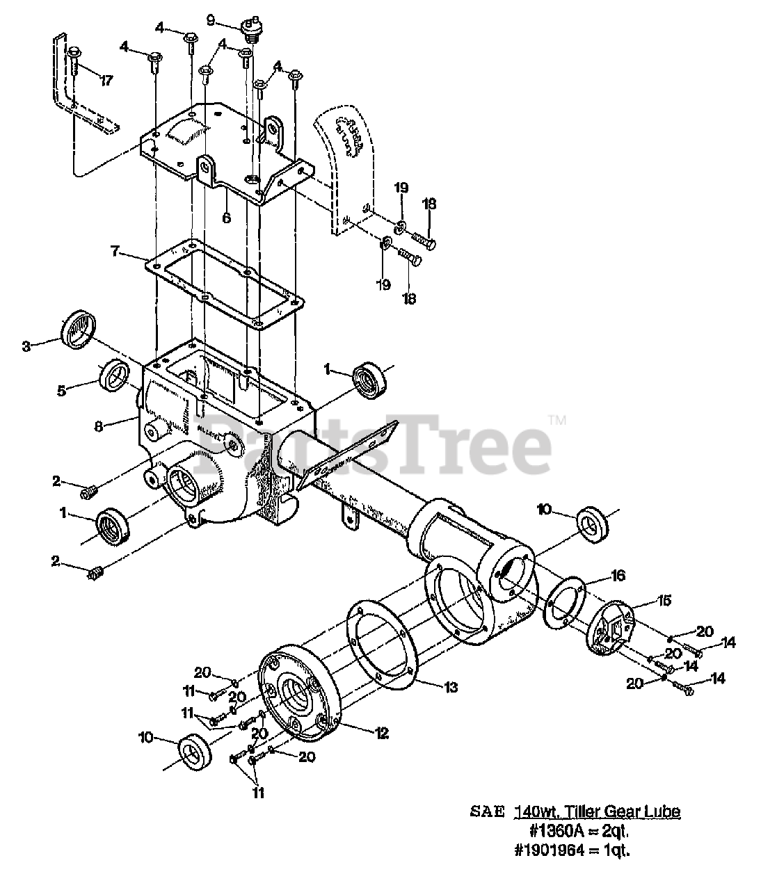 Troy-Bilt 15006 S - Troy-Bilt Junior V Rear-Tine Tiller (SN: M0100970 ...