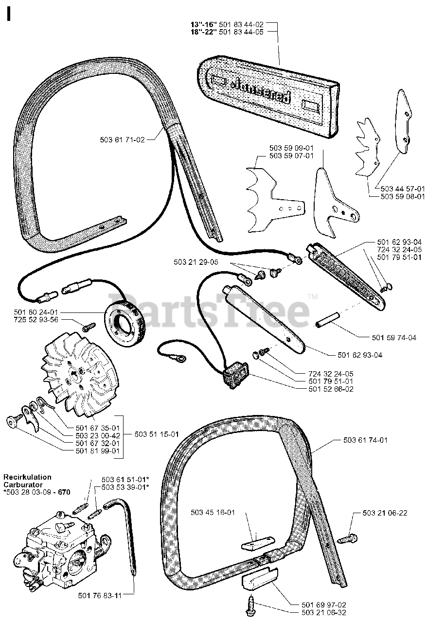 Jonsered 670 CHAMP Jonsered Chainsaw 1999 02 ACCESSORIES Parts