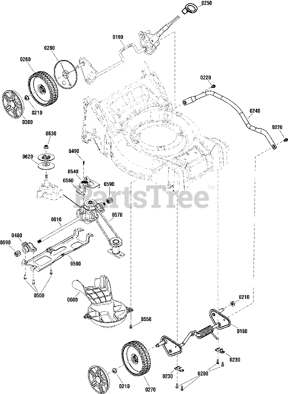 Murray 269142500 (12AEPH7E672) Murray 21" SelfPropelled Walk