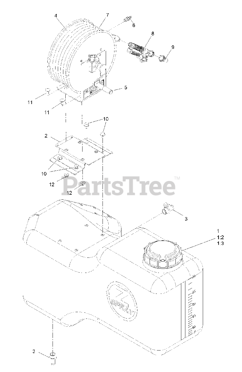 Exmark ZS5260 Exmark ZSpray ZMax Standon Sprayer, 60 Gal. Tank, 5