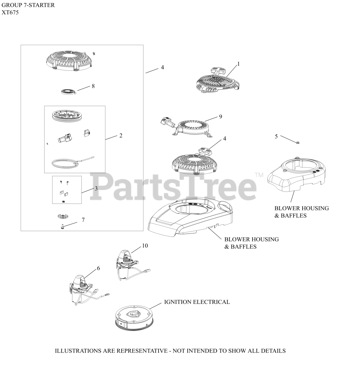 Kohler xt 675 online
