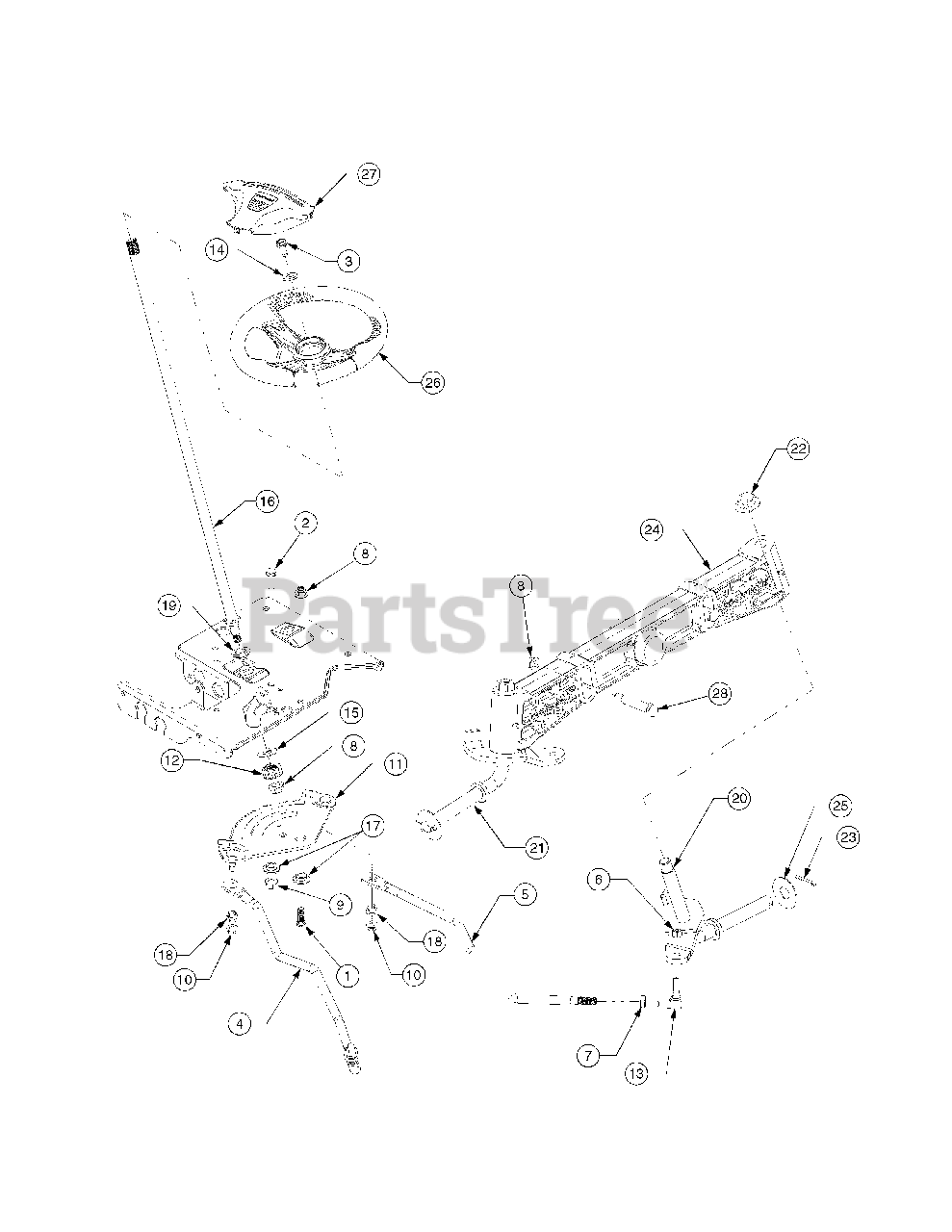 Cub Cadet 1554 Parts Manual