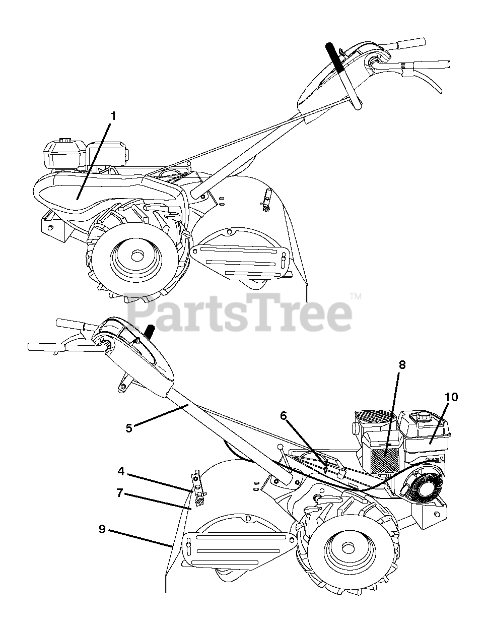 Husqvarna Crt 900 L 960930021 00 Husqvarna Rear Tine Tiller 2011