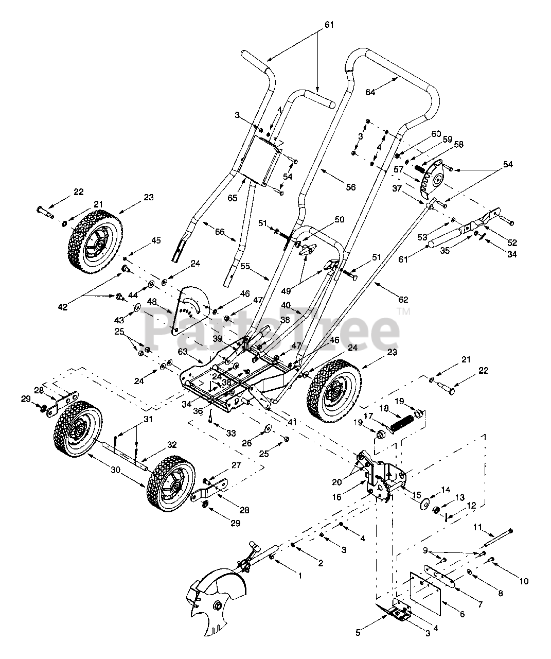 Yard Machines 25A-588A129 - Yard Machines Walk-Behind Edger (2000