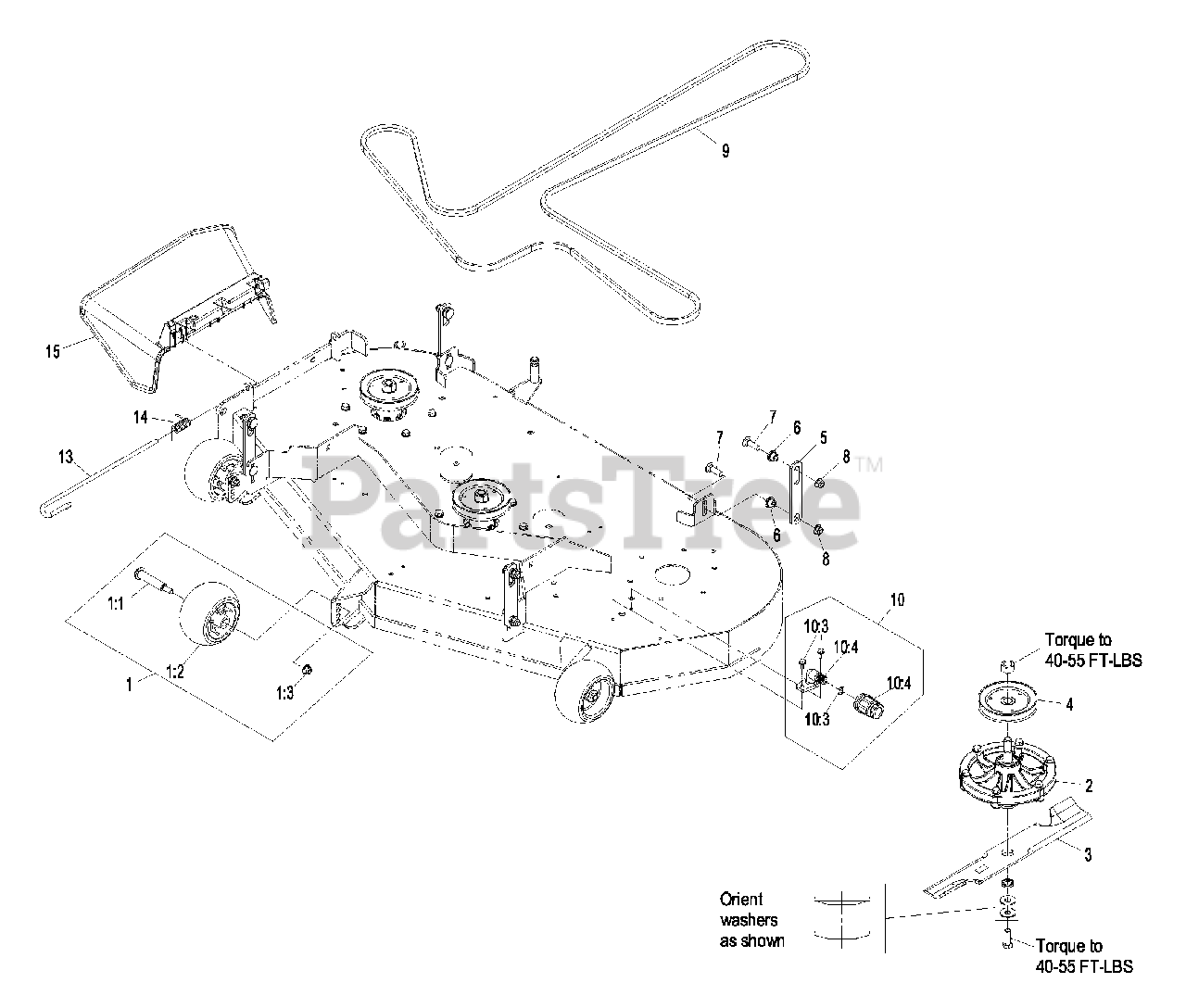 Exmark QST22BE482 Exmark 48" Quest ZeroTurn Mower, 22HP Briggs