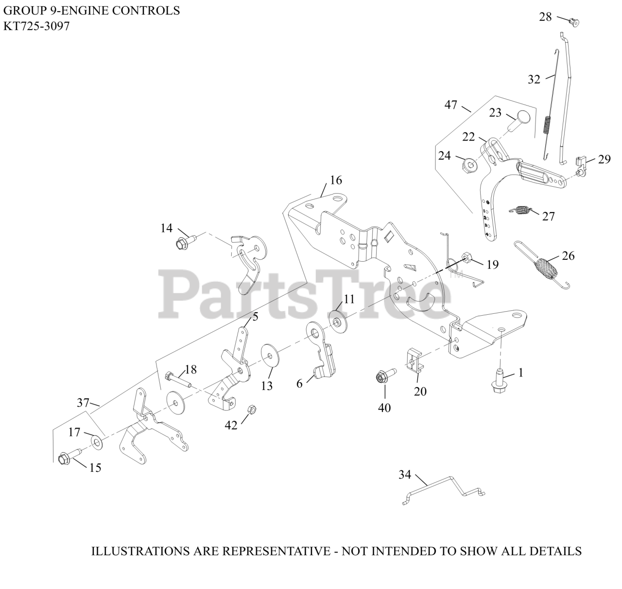 Kohler KT7253097 Kohler 7000 Series Engine, Made for Toro, 22hp, 16