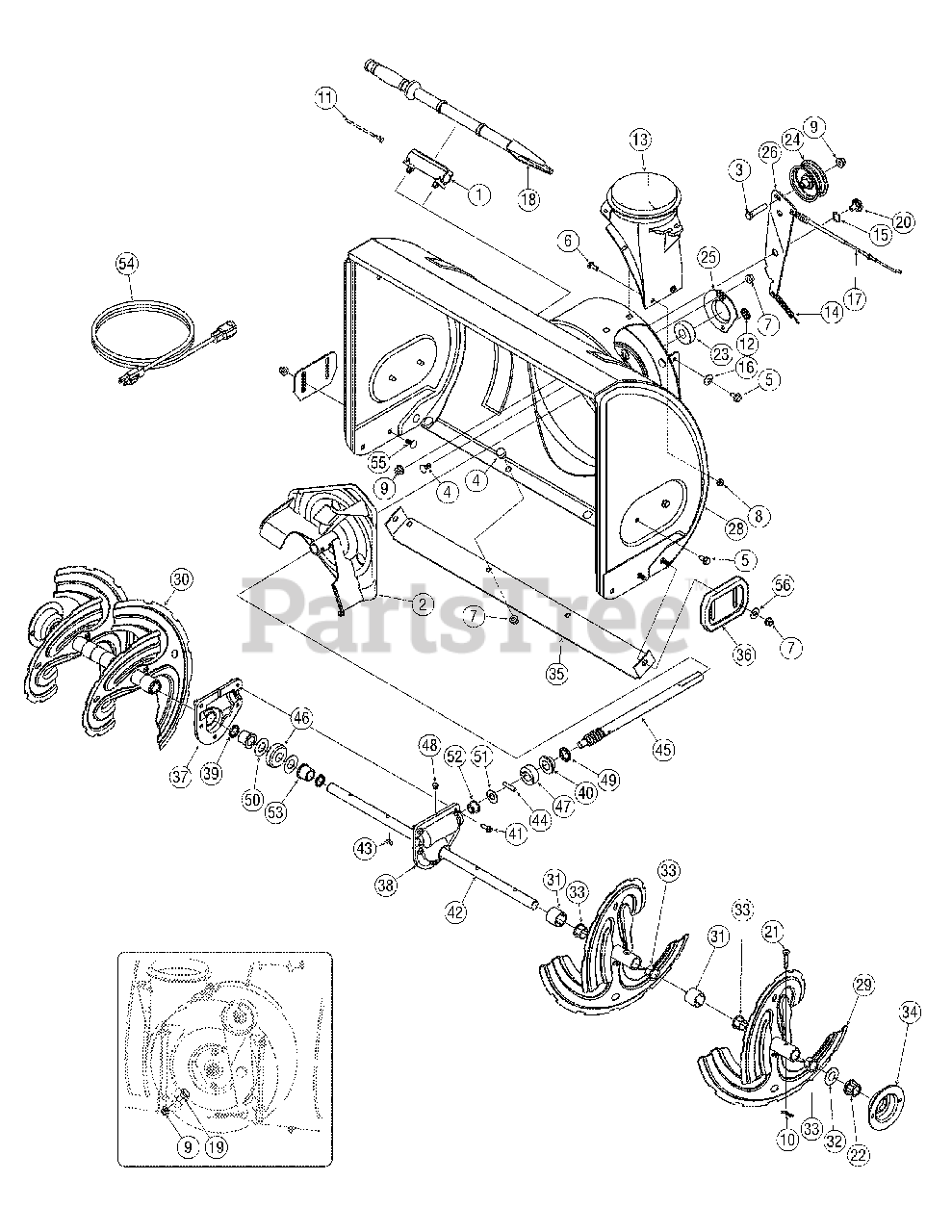 Craftsman 247.889550 (31AM62EE799) Craftsman Snow Thrower (2008