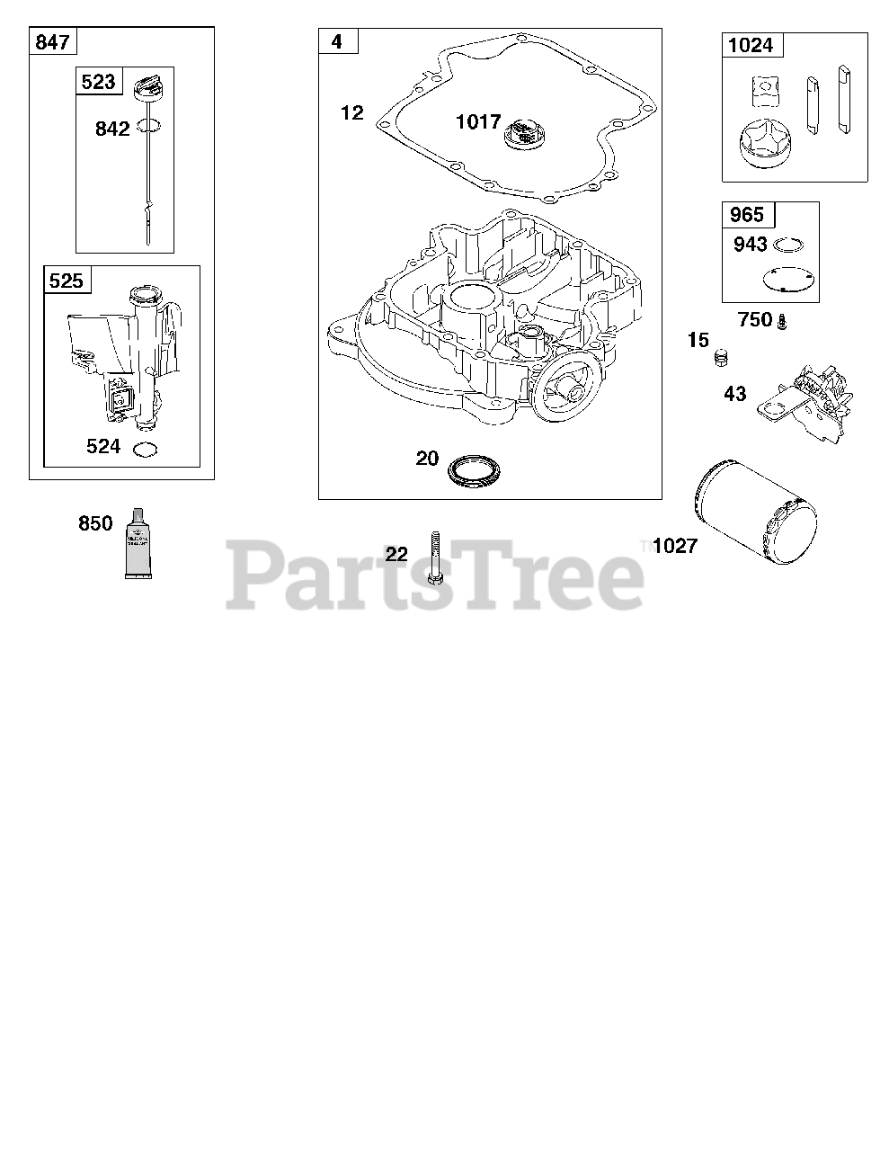 Briggs & Stratton 33R8770034G1 Briggs & Stratton Vertical Engine