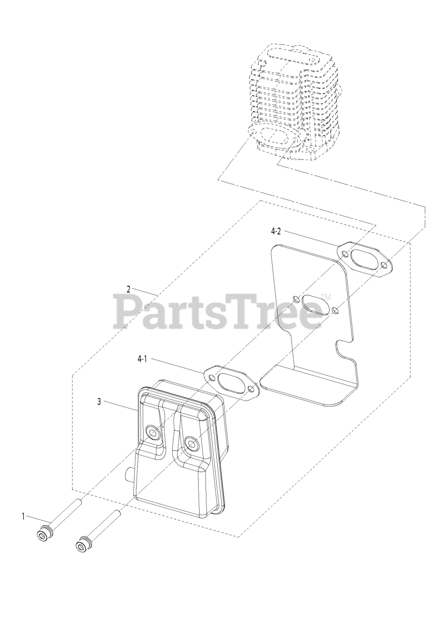 Husqvarna 321 S15 Husqvarna Backpack Sprayer (Original) MUFFLER Parts
