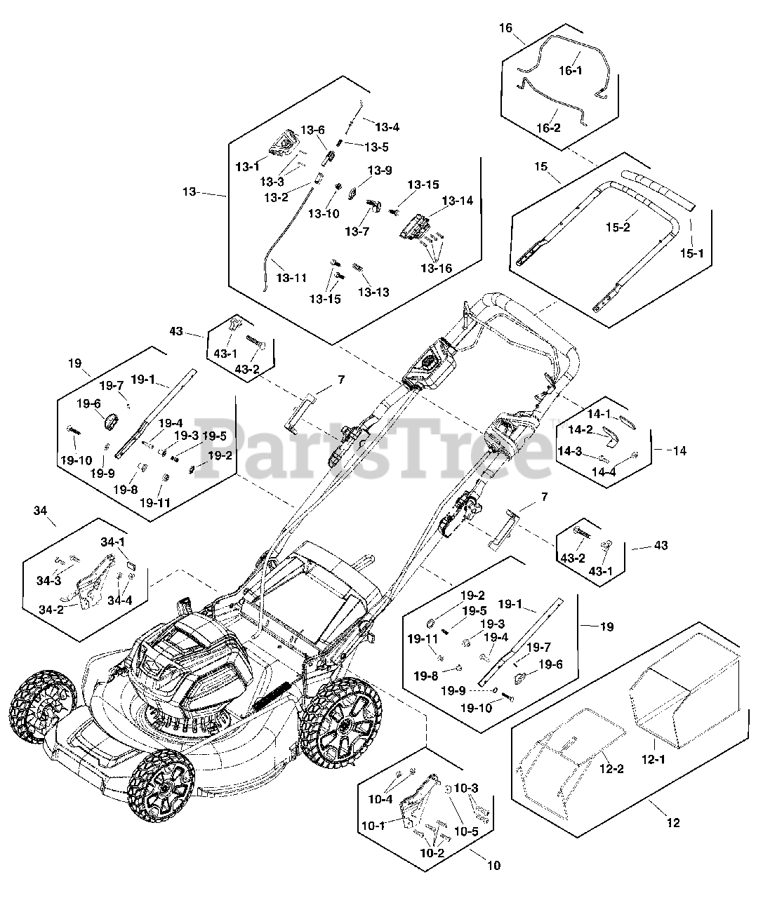 Snapper ESXD 19SPWM82 (1696912-00) - Snapper XD 82V 19" Walk-Behind