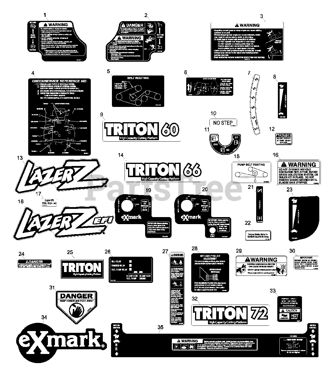 Exmark LZ27KC605 Exmark 60" Lazer Z ZeroTurn Mower, 27hp Kohler (SN