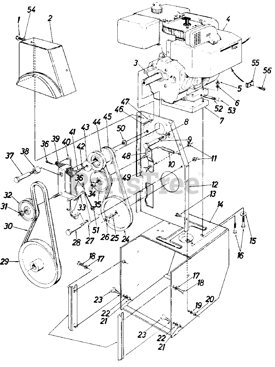 MTD 315-800-000 - MTD Snow Thrower (1985) Parts Parts Lookup with