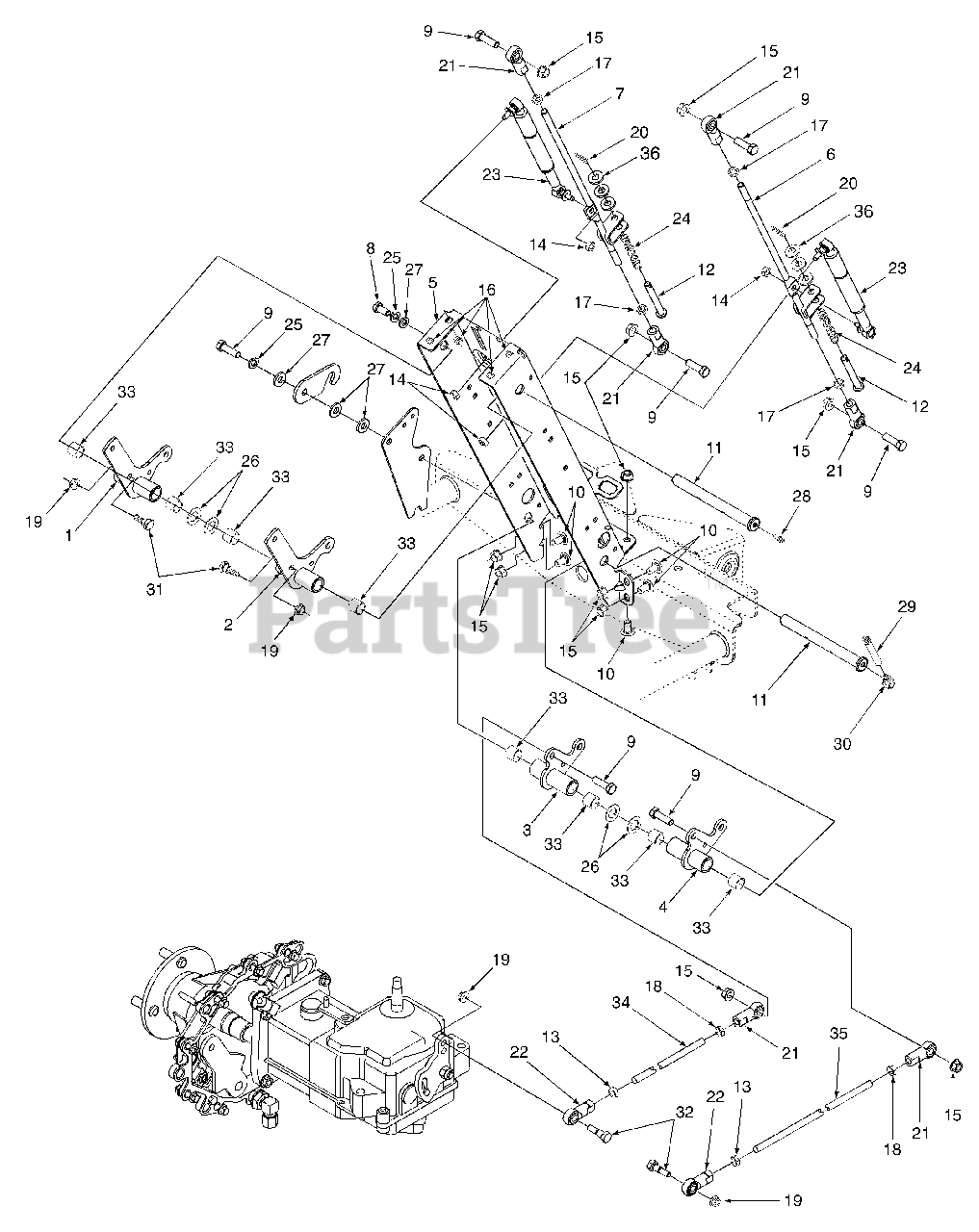 Cub Cadet Z42 (53AC305G100) Cub Cadet 42" ZeroTurn Mower Drive