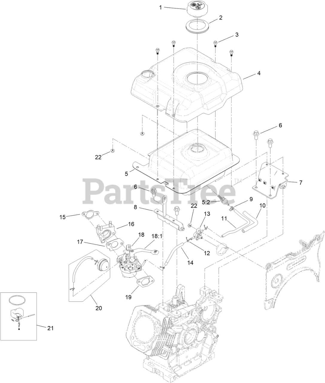 Toro 38844 (1432 OHXE) Toro 32" Power Max Commercial Snow Thrower (SN