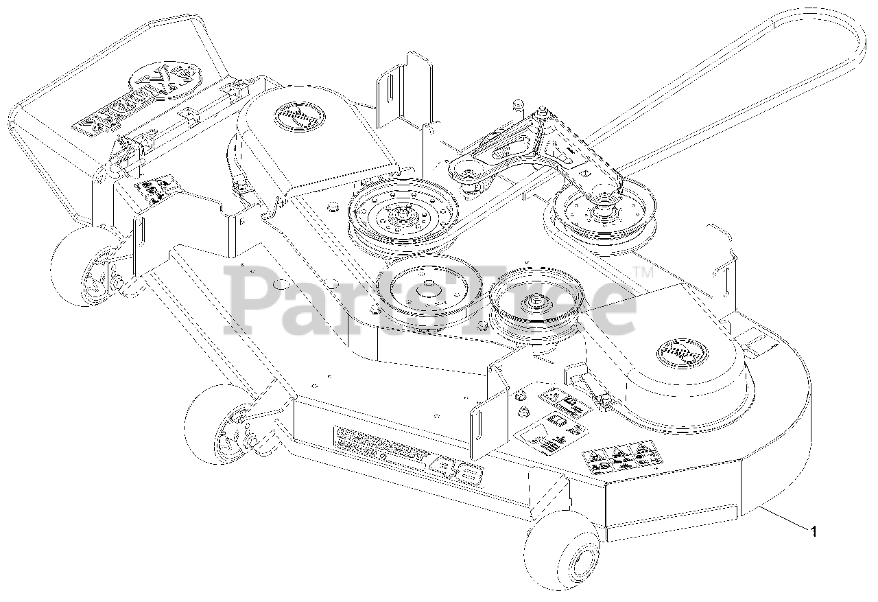 Exmark PNE651GKA48200 Exmark 48" Pioneer ESeries ZeroTurn Mower