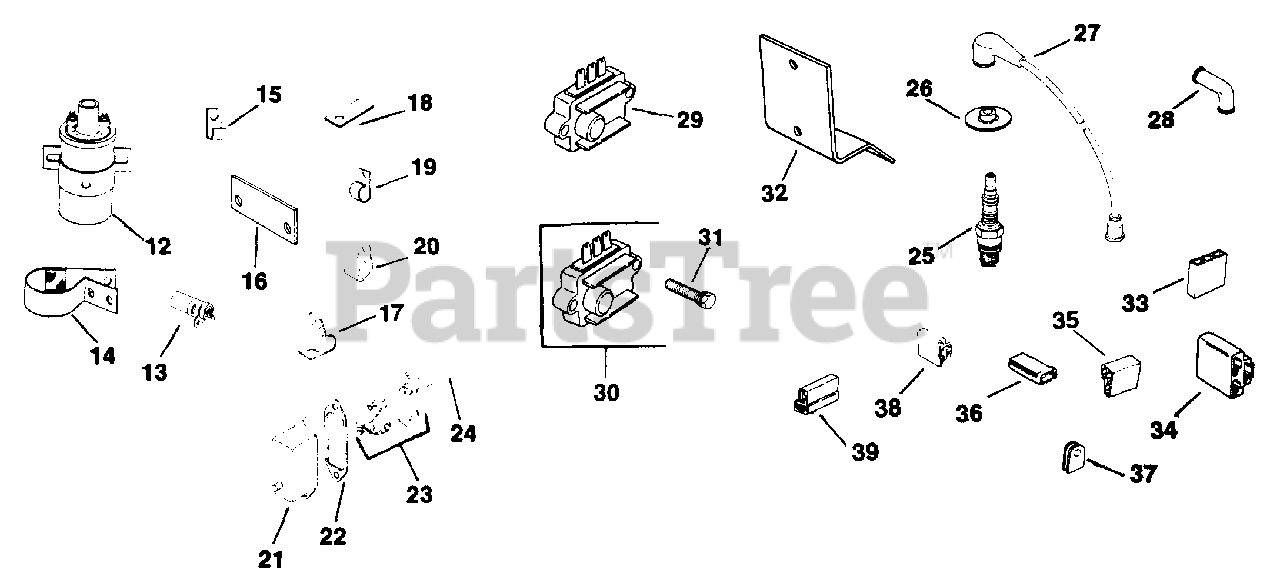 Kohler K341-71178 - Kohler K-Series Engine, Made for Koehring, 16hp, 11