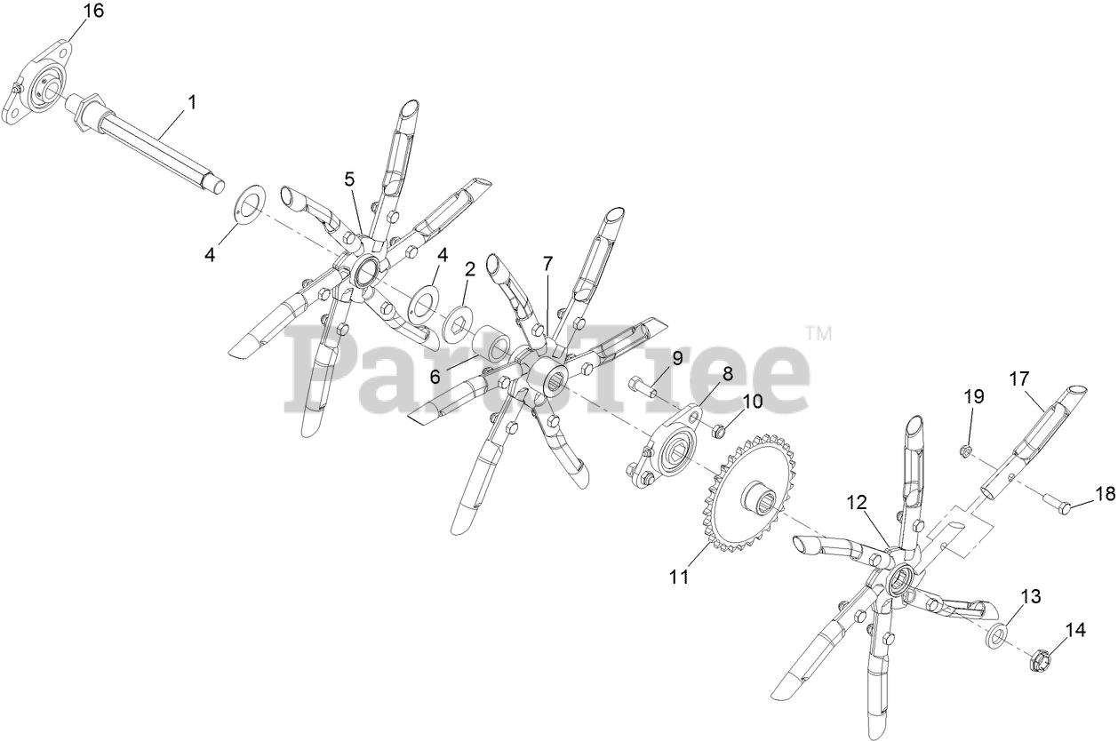 Exmark ARX440CKC24000 Exmark 24" StandOn Aerator, Kohler CH440 (SN