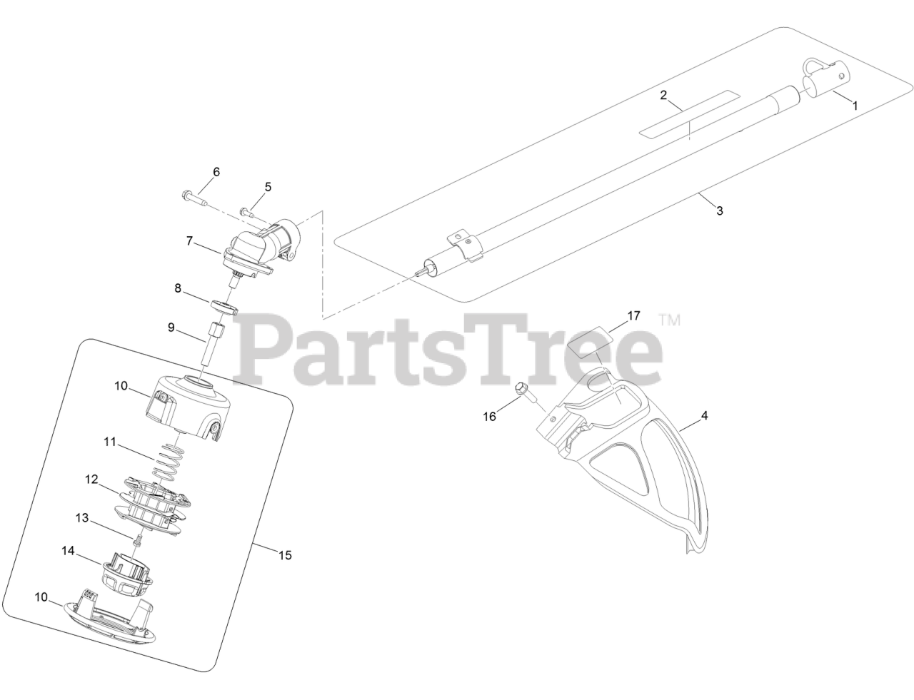 Toro 51978 Toro 18" StraightShaft String Trimmer (SN 321000001
