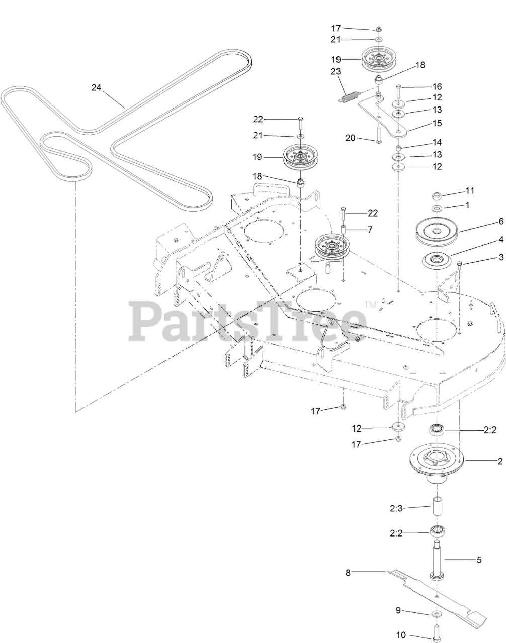 Toro 54 inch zero turn blades hotsell