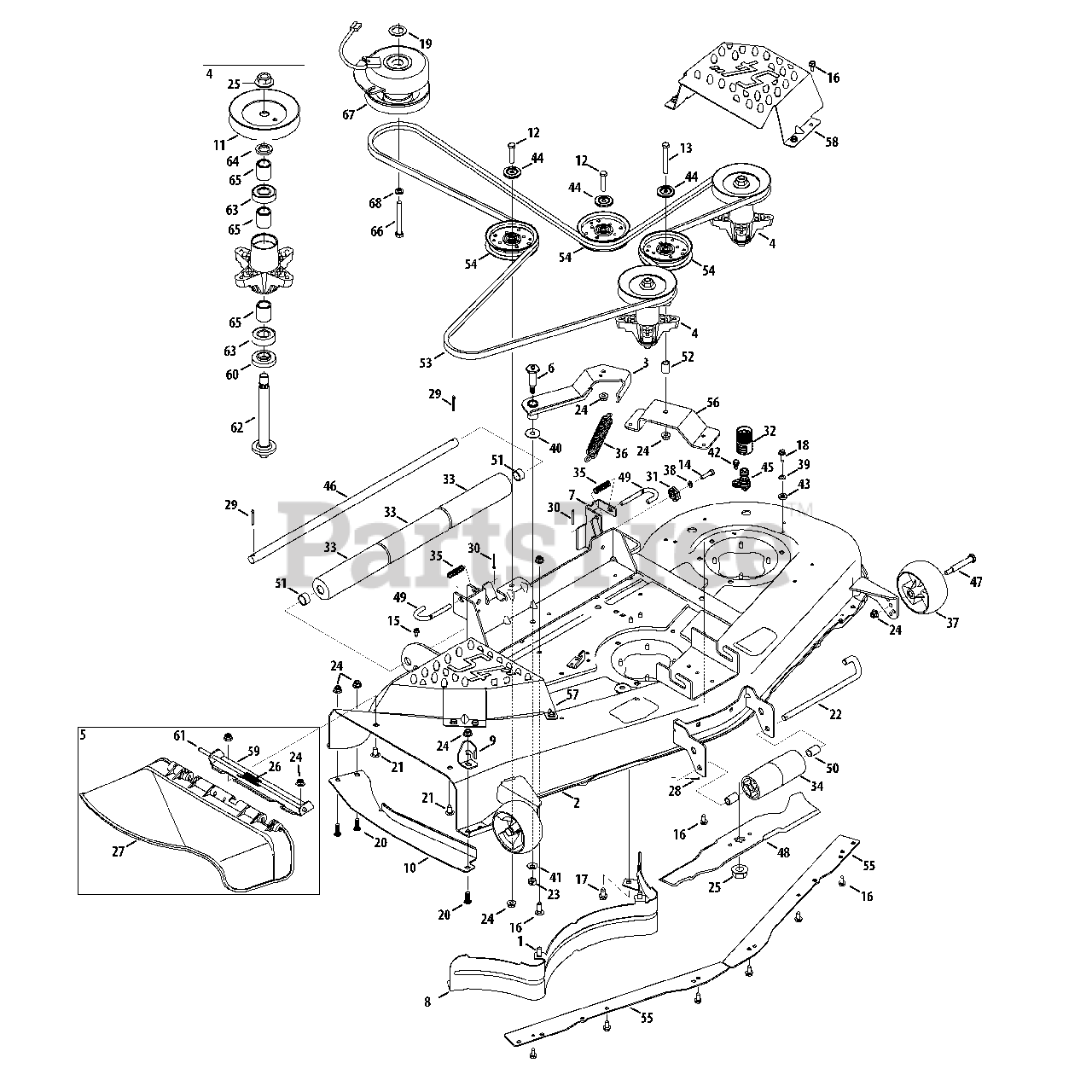 Craftsman zero turn mower parts 2025