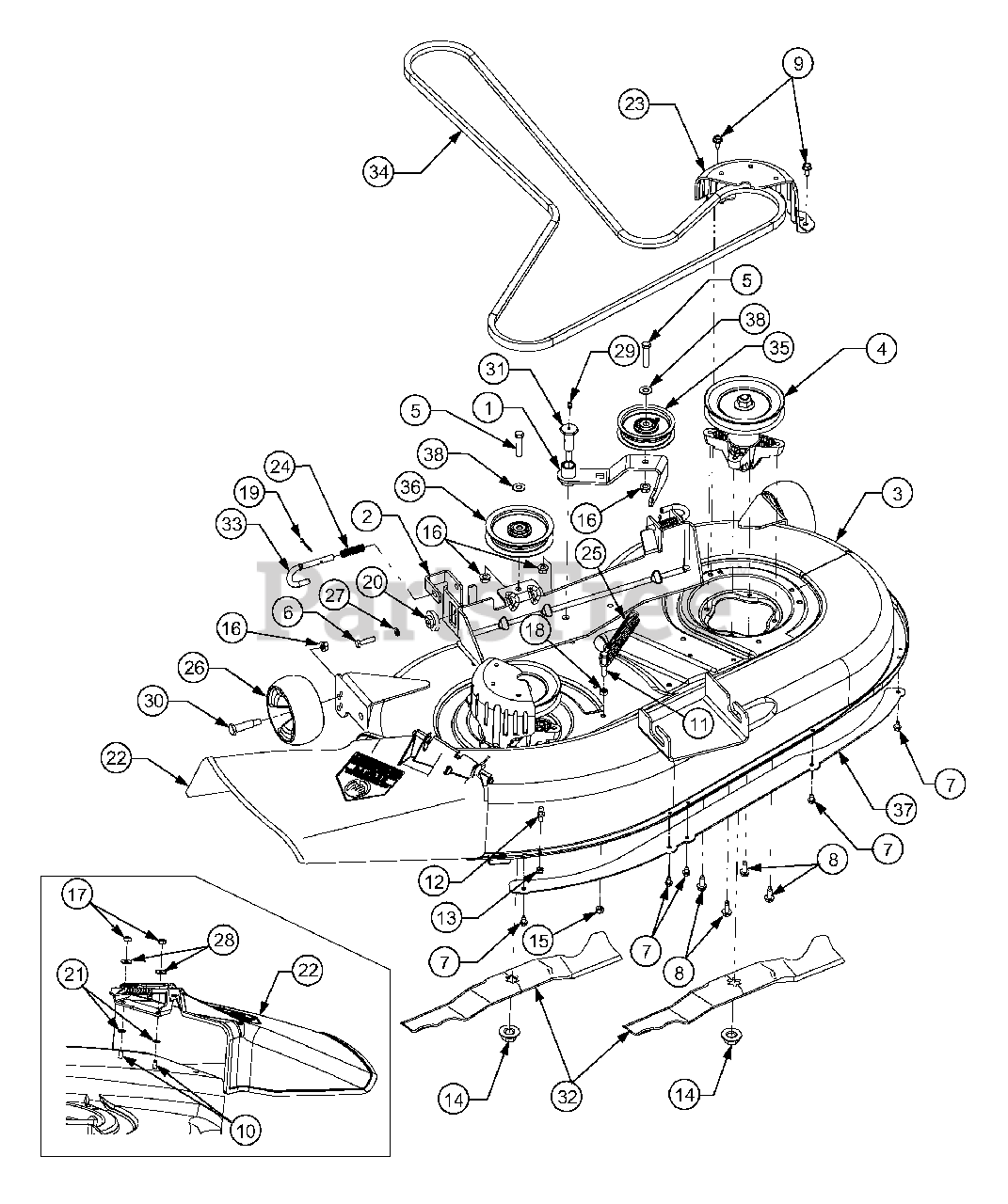 Diagram  Cub Cadet Zero Turn Parts Diagram Diagram Full