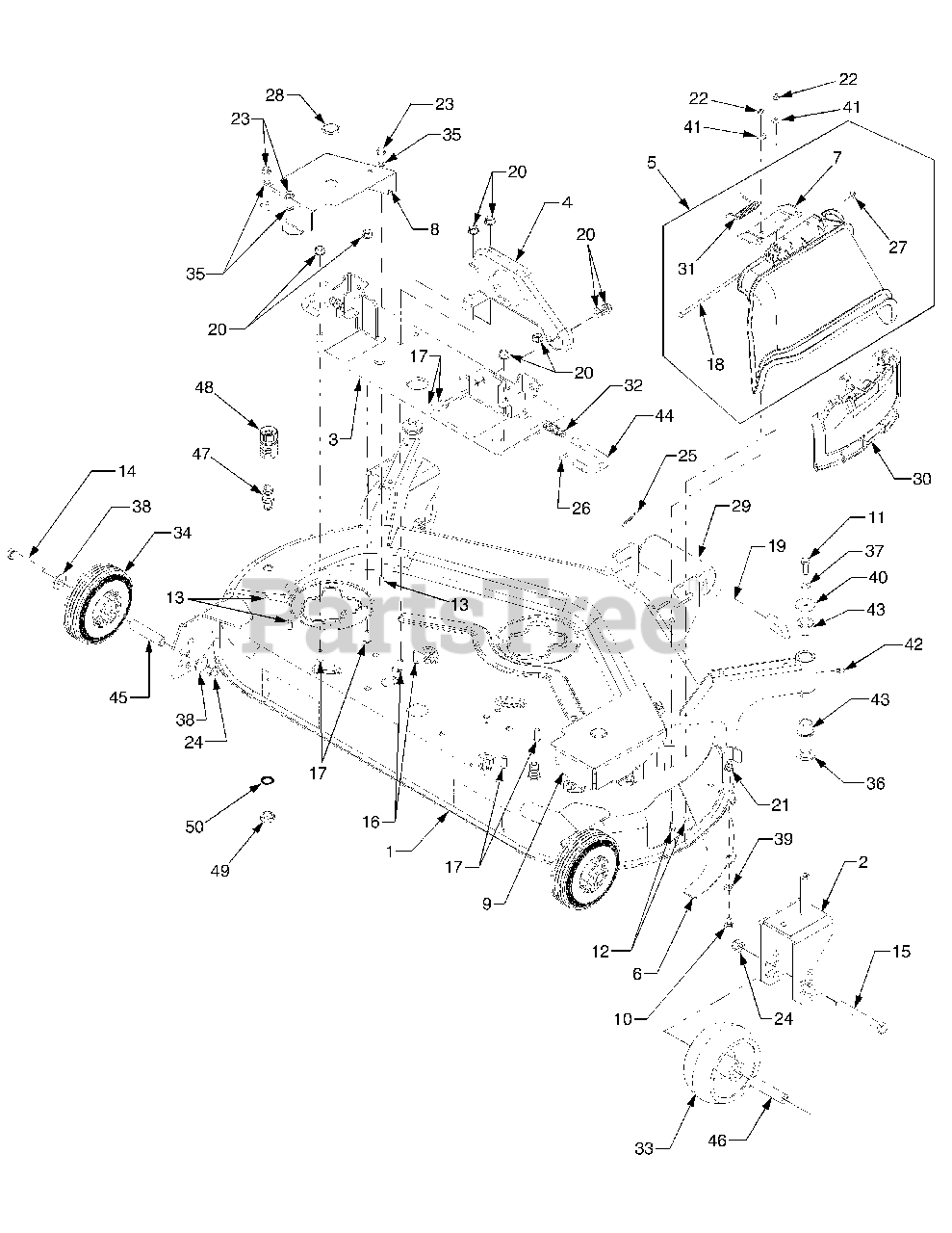 Cub cadet 44 inch deck belt best sale