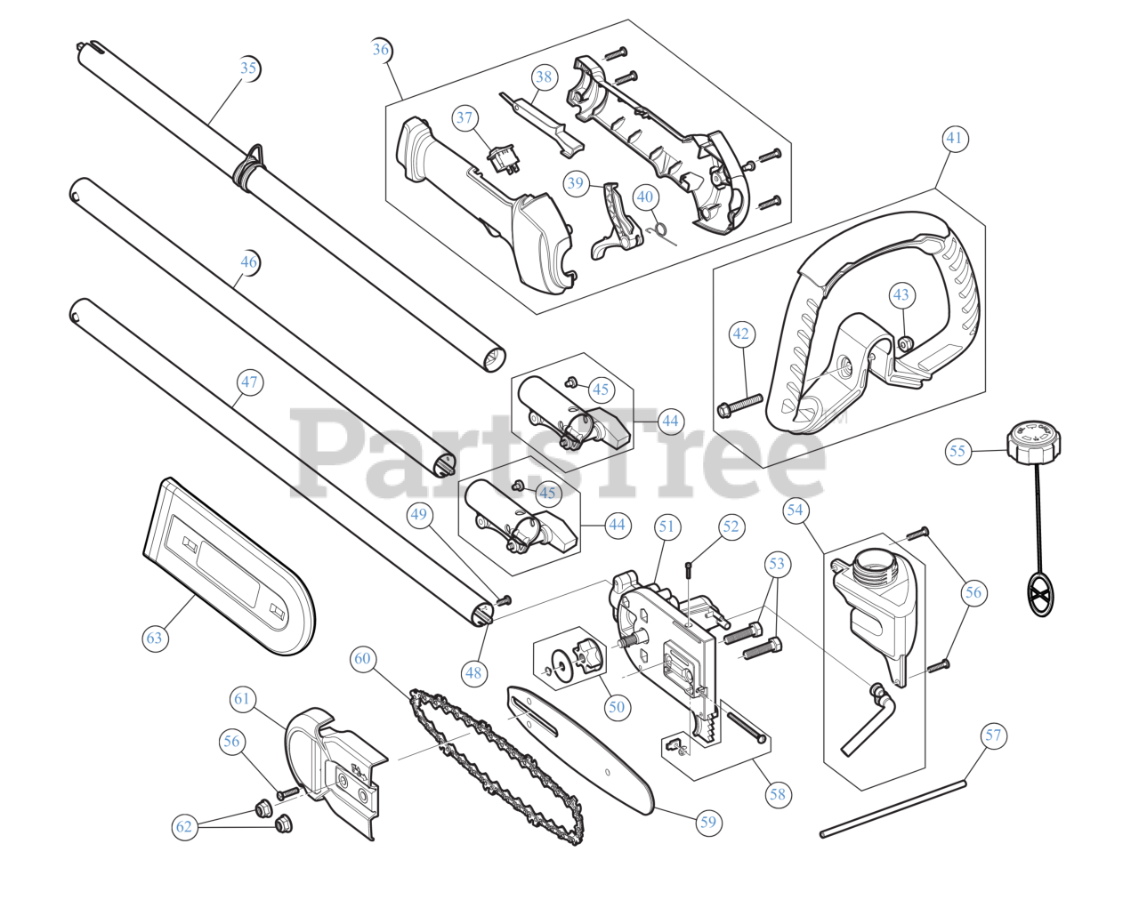 Craftsman P 2100 (CMXGJAMDPS25) (41BDPS25793) Craftsman Pole Saw