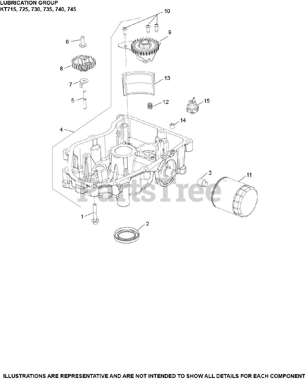 Kohler KT7353040 Kohler 7000 Series Engine, Made for Ariens, 24hp