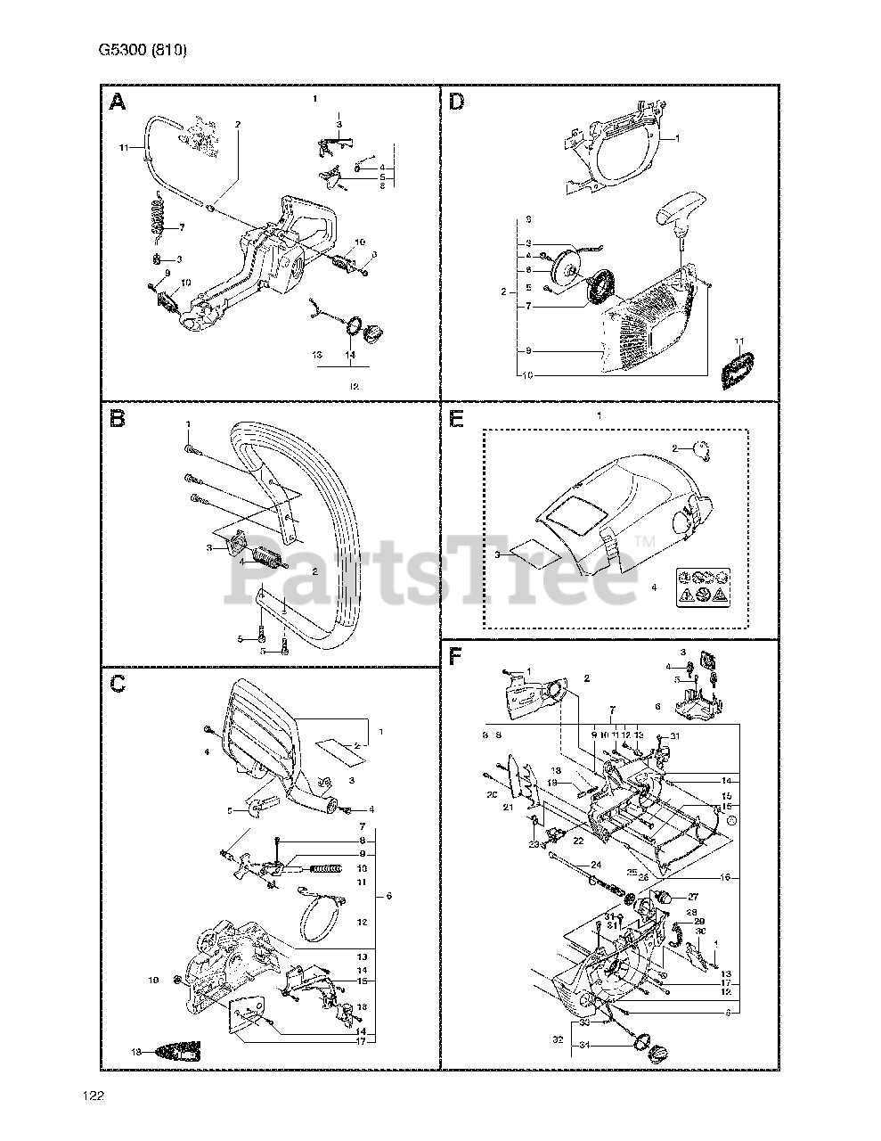 RedMax G 5300 - RedMax Chainsaw (2008-10) 002 - FUEL TANK/CYLINDER