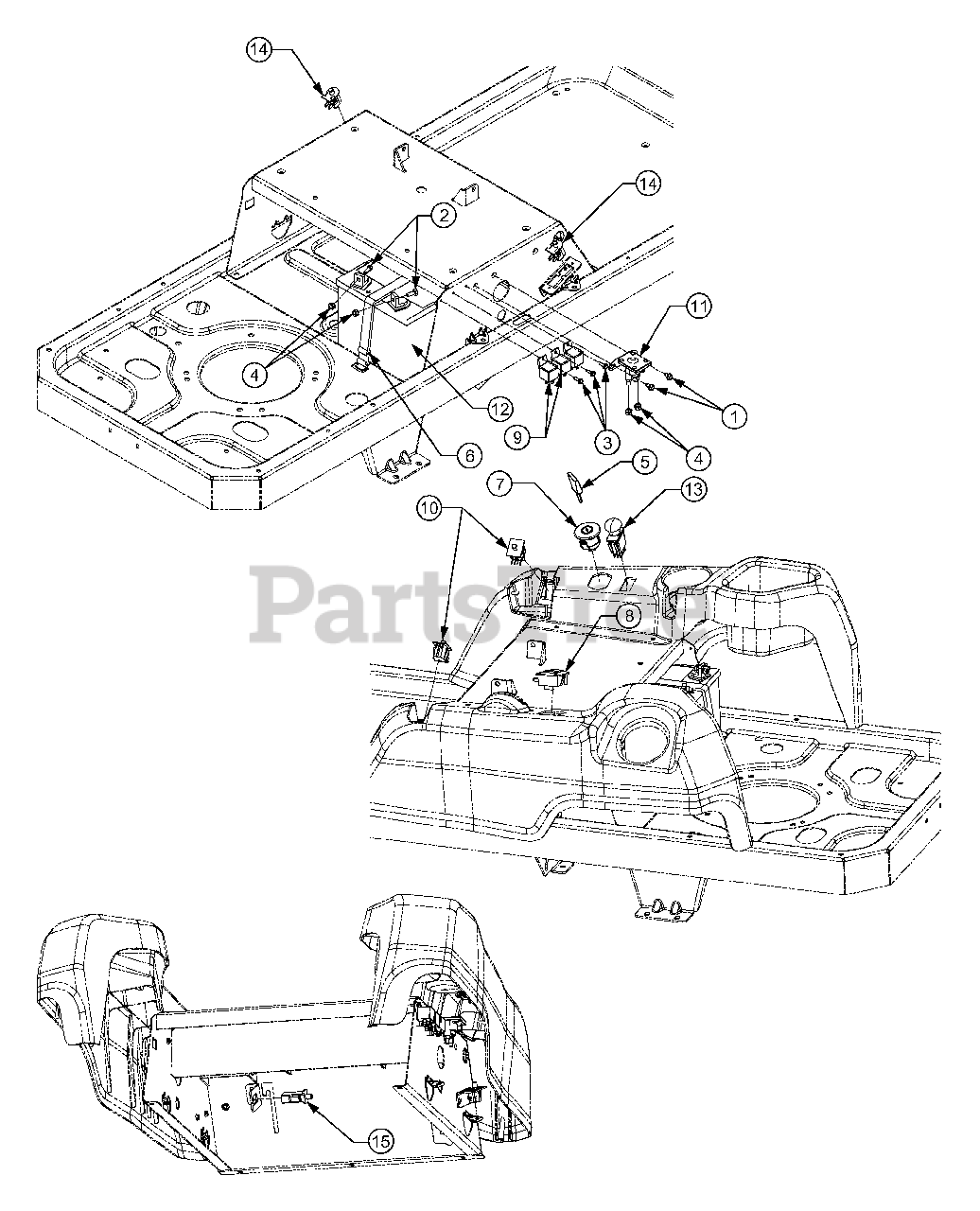 Cub Cadet Rzt 22 17aa5a7p712 Cub Cadet 50 Rzt Zero Turn Mower Electrical Parts Lookup With Diagrams Partstree