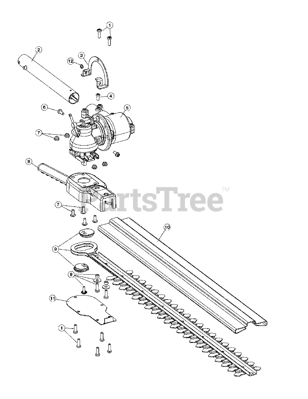 Craftsman 316.792490 (41AJAHC799) Craftsman Articulating Hedge