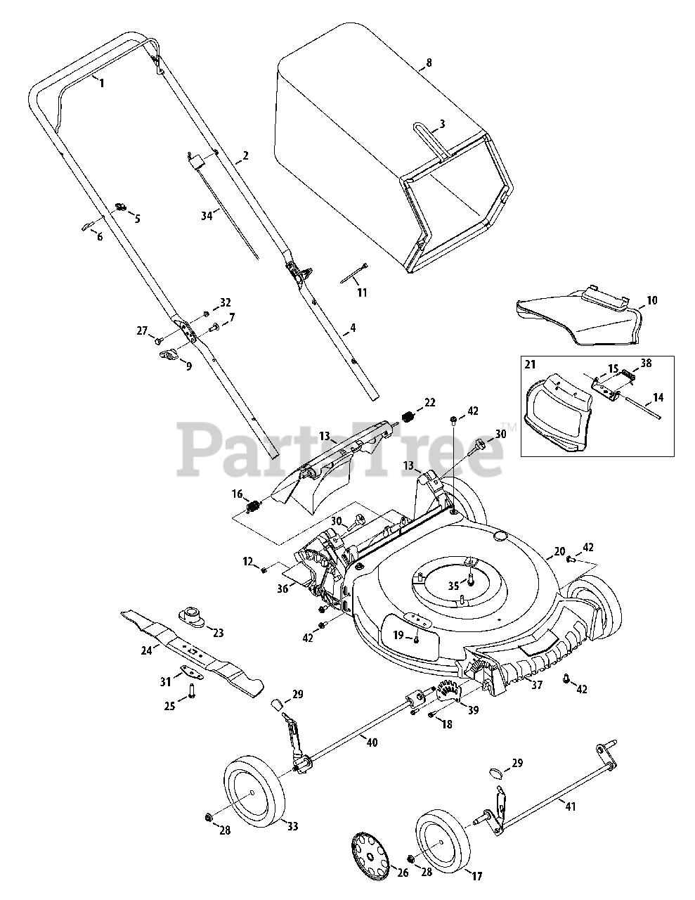 Troy bilt 11a a23o711 parts deals