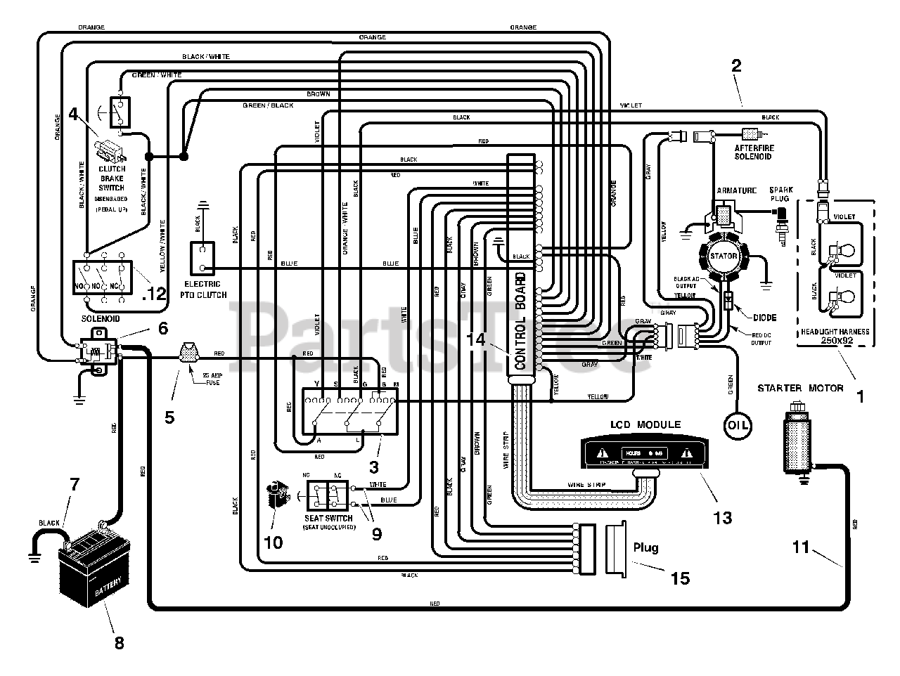 Castelgarden El63 Parts Diagram Castel Twincut El63 Ride Mow