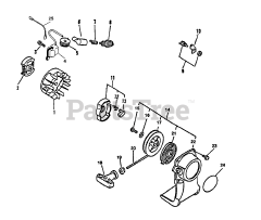 GT 2000 Echo String Trimmer Type 1E Parts Lookup with Diagrams PartsTree