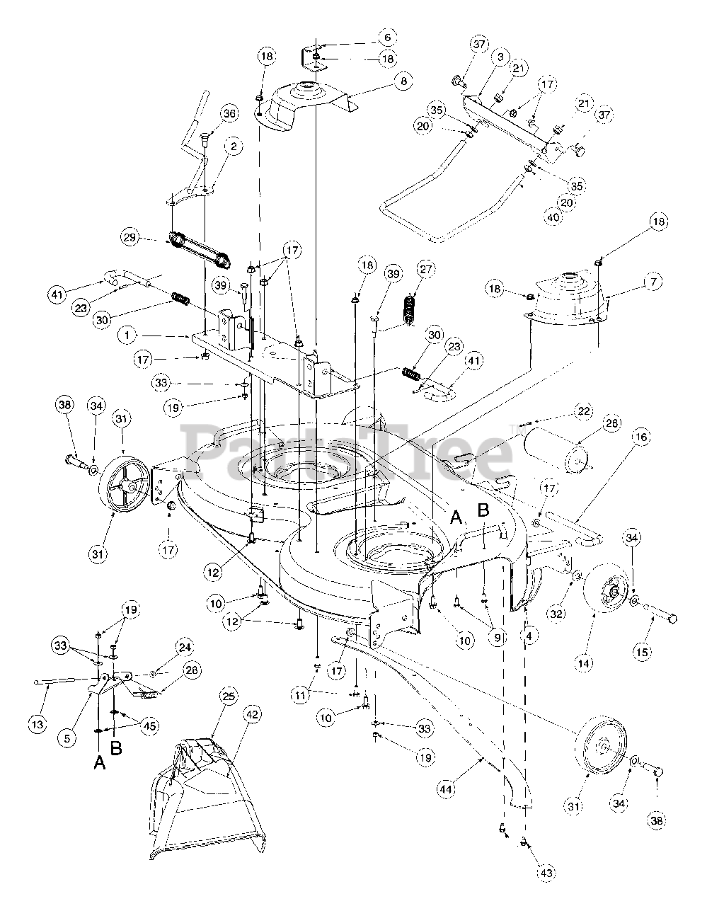 Cub Cadet 2166 13a 214g100 Cub Cadet Garden Tractor 42 Deck