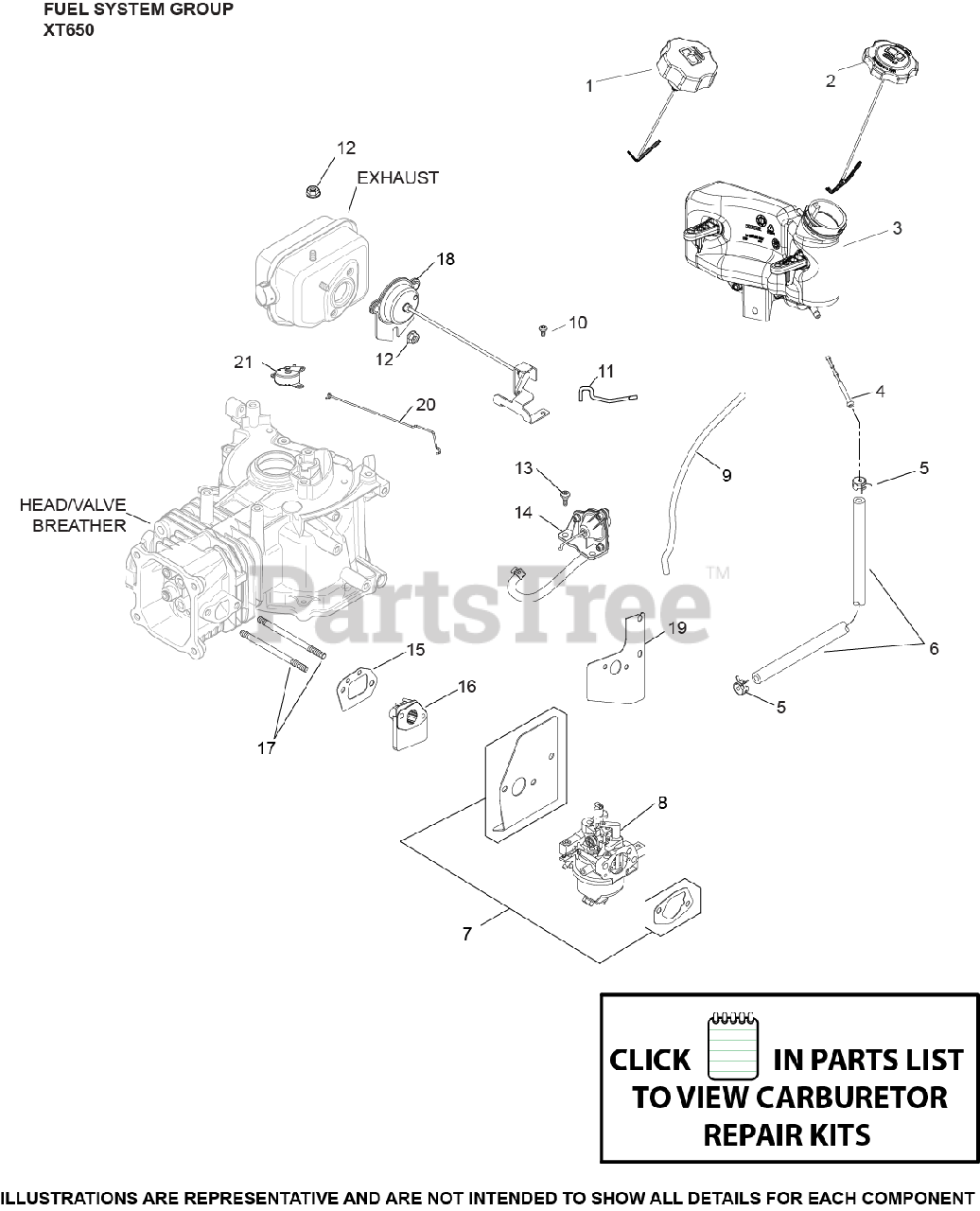 Kohler XT6502027 Kohler XT Series Engine, Made for Lawn Boy, 6.5 ft