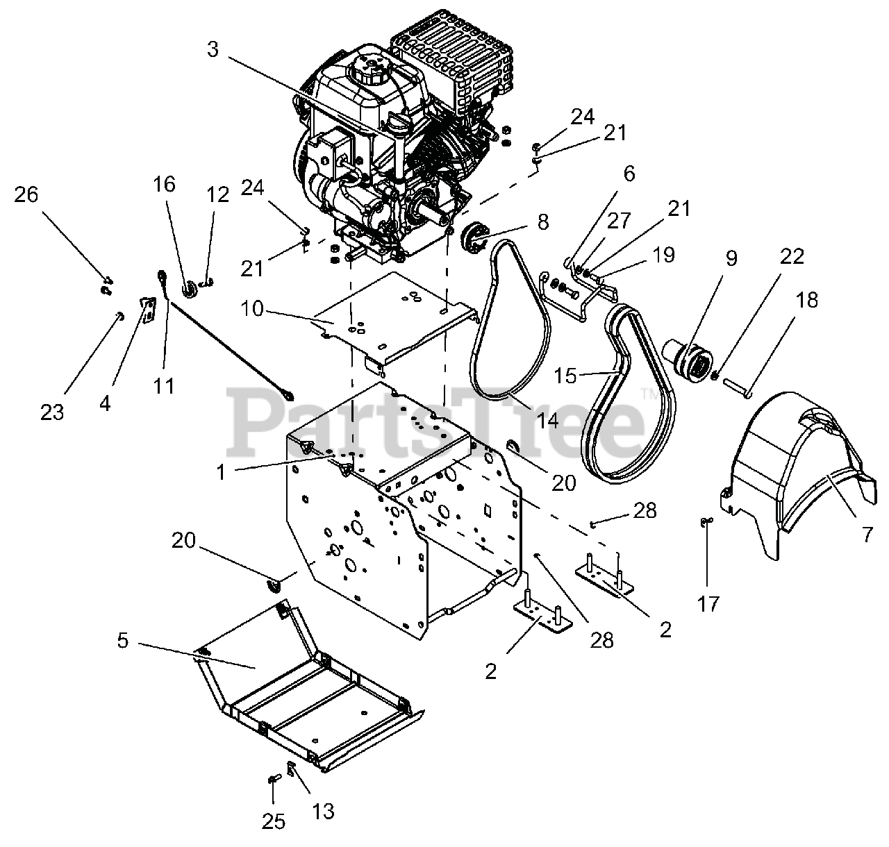 Ariens 921319 Ariens Deluxe 24" Snow Blower, Ariens AX 254cc engine