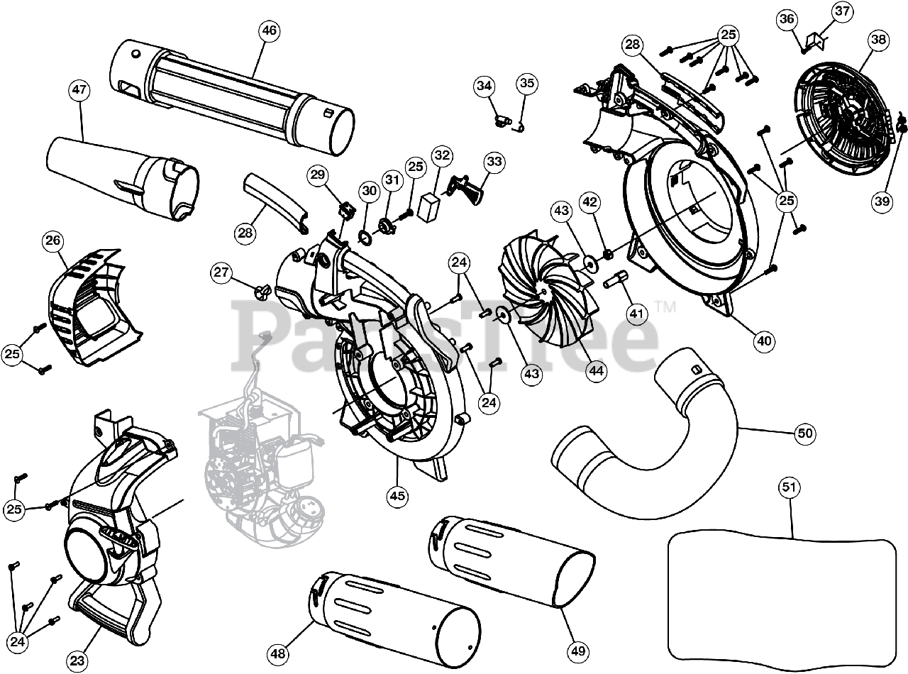 Craftsman Blower Parts Diagram