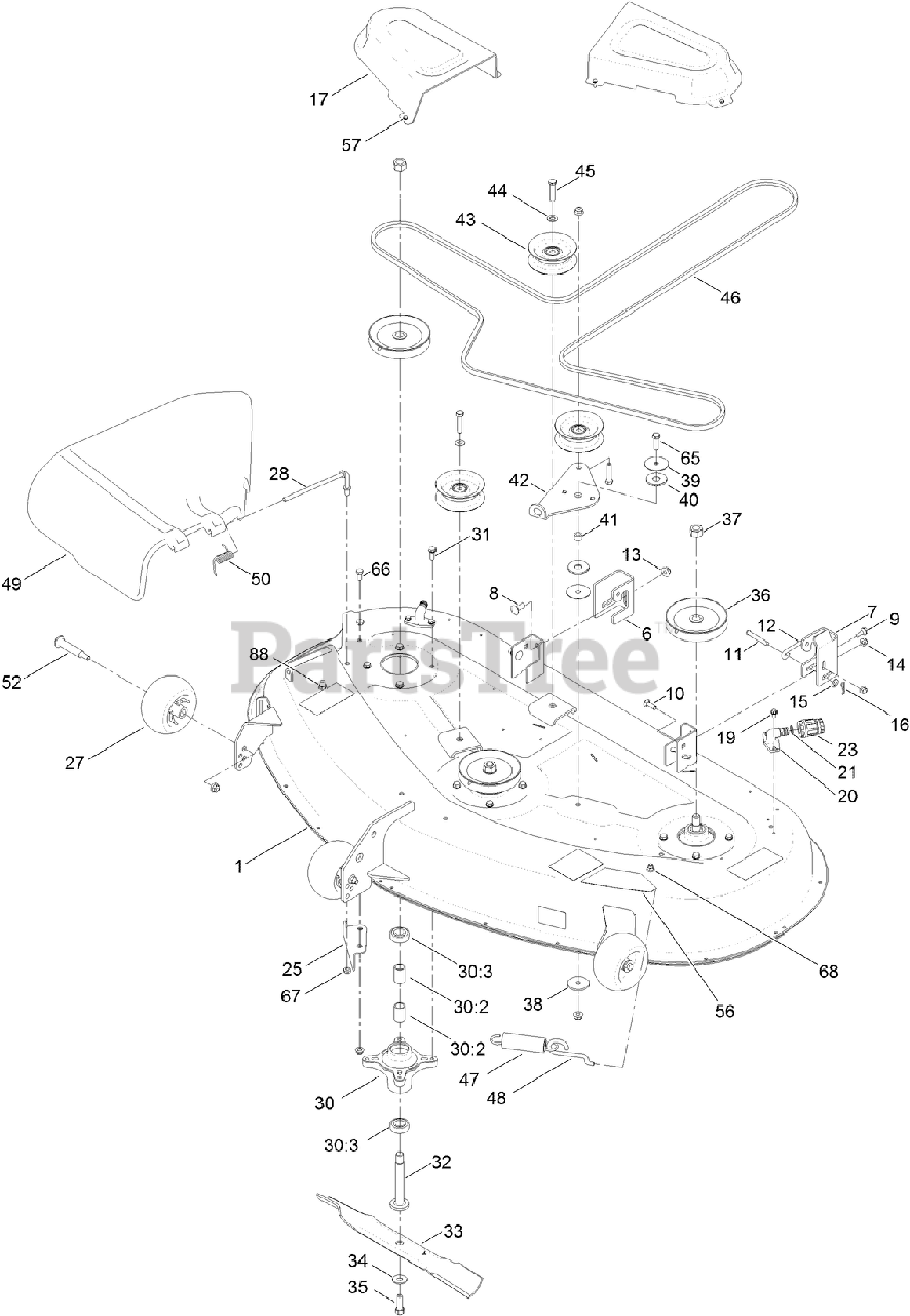 Toro Zero Turn Belt Diagram