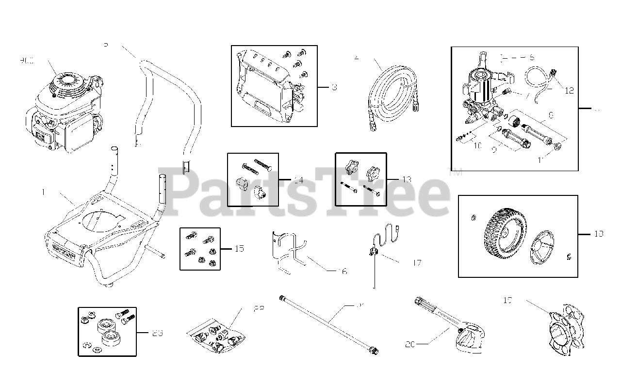 Craftsman 0203960 Craftsman 3,000 PSI Pressure Washer Main Unit