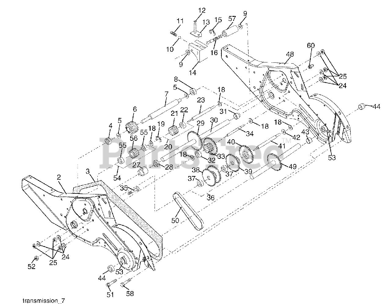 Husqvarna Rear Tine Tiller Parts Diagram