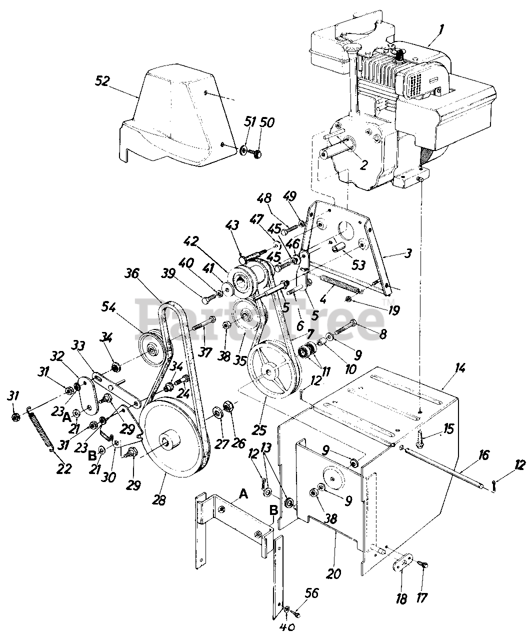 Cub Cadet 826 (318588100) Cub Cadet 26" Snow Thrower (1988) Snow