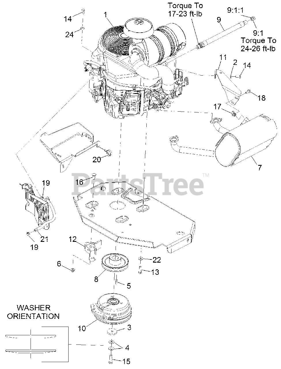 Exmark LZE691KA524 Exmark 52" Lazer Z ESeries ZeroTurn Mower, Kawasaki FX691V (SN 314000000