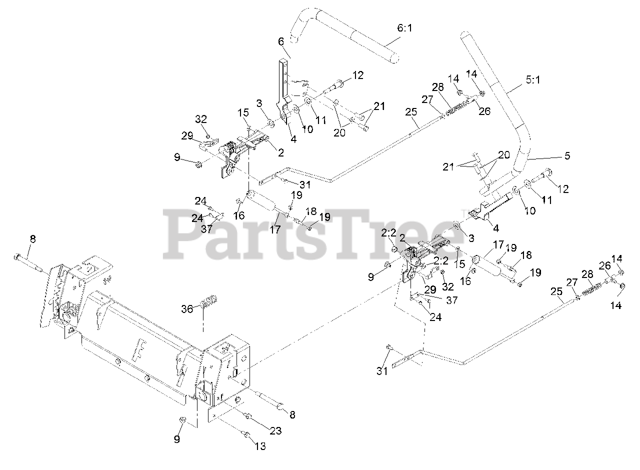 Exmark QZS708GEM50200 Exmark 50" Quest SSeries ZeroTurn Mower