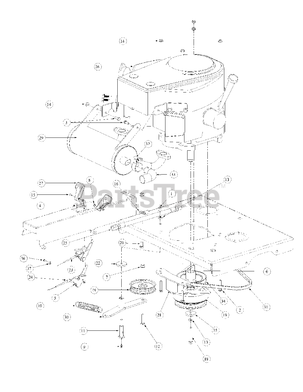 Cub cadet kawasaki motor best sale