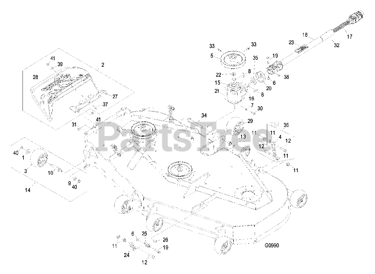 Exmark FR724 Exmark 72" Front Runner Deck (SN 670000 719999) (2007