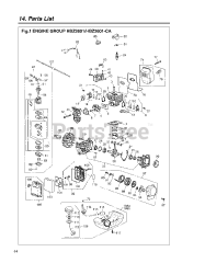 RedMax HBZ 2601 - RedMax Handheld Blower (SN: 60100101 & Above) Parts