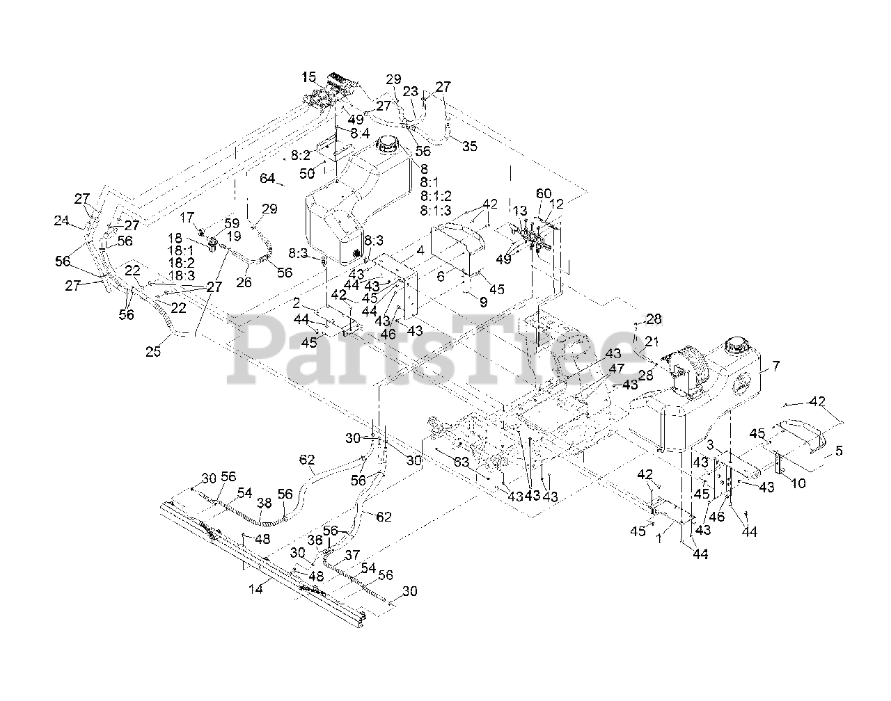 Exmark ZS5260XL Exmark ZSpray ZMax Standon Sprayer, 7 GPM Pump (SN