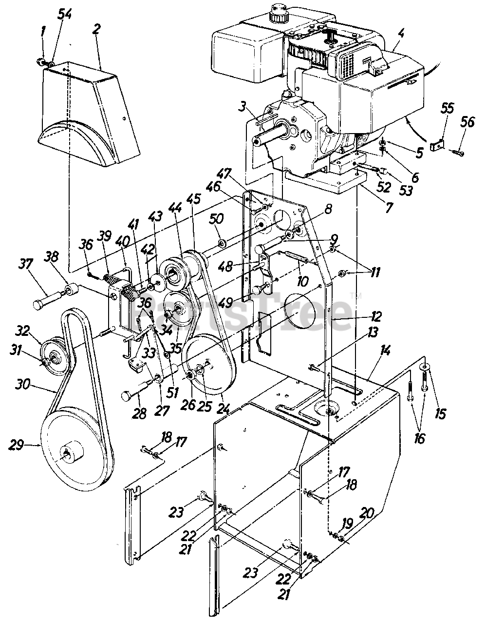 MTD 31800S - MTD Snow Thrower (1985) Snow Parts Lookup with Diagrams